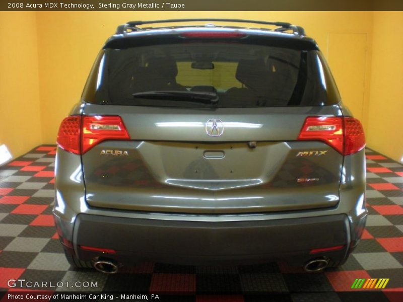 Sterling Gray Metallic / Taupe 2008 Acura MDX Technology