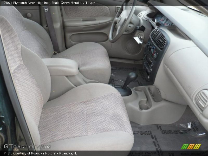 Shale Green Metallic / Taupe 2001 Plymouth Neon Highline