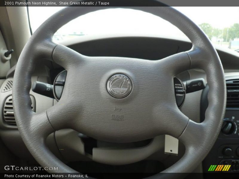 Shale Green Metallic / Taupe 2001 Plymouth Neon Highline