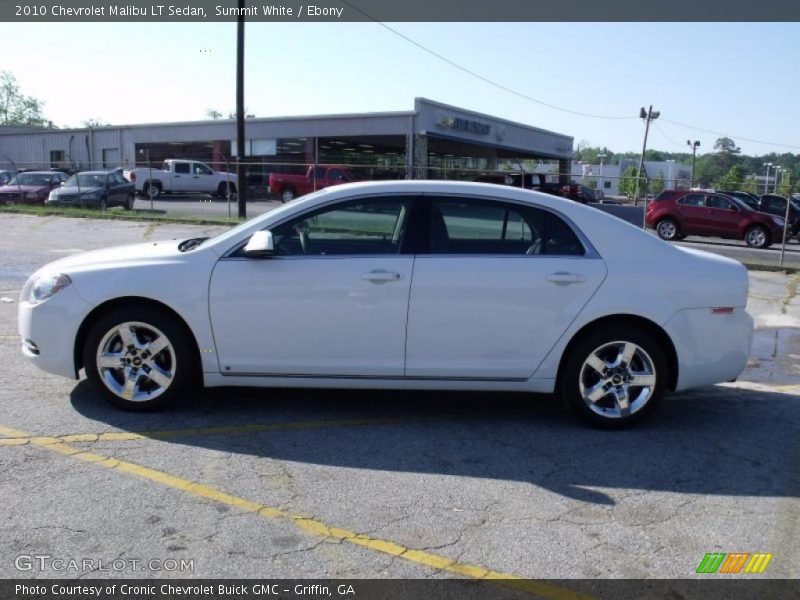 Summit White / Ebony 2010 Chevrolet Malibu LT Sedan