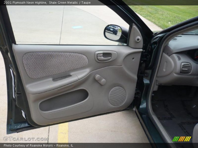 Shale Green Metallic / Taupe 2001 Plymouth Neon Highline