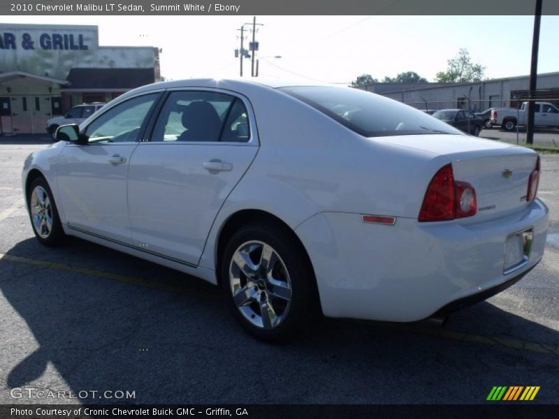 Summit White / Ebony 2010 Chevrolet Malibu LT Sedan