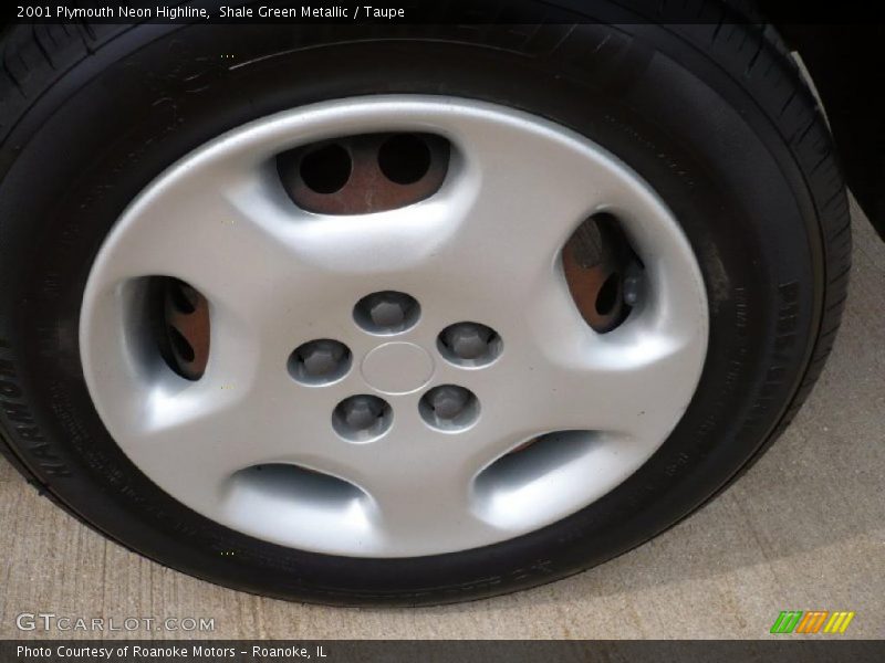 Shale Green Metallic / Taupe 2001 Plymouth Neon Highline