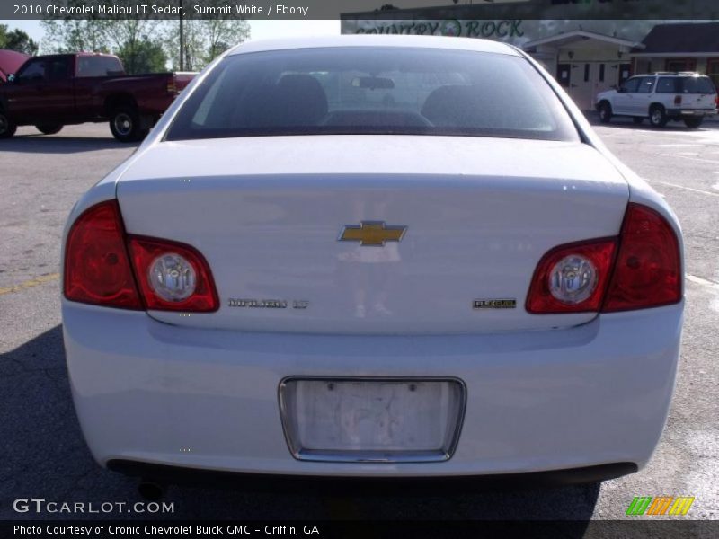 Summit White / Ebony 2010 Chevrolet Malibu LT Sedan