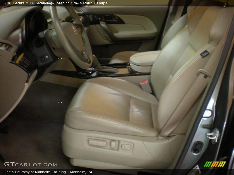 Sterling Gray Metallic / Taupe 2008 Acura MDX Technology