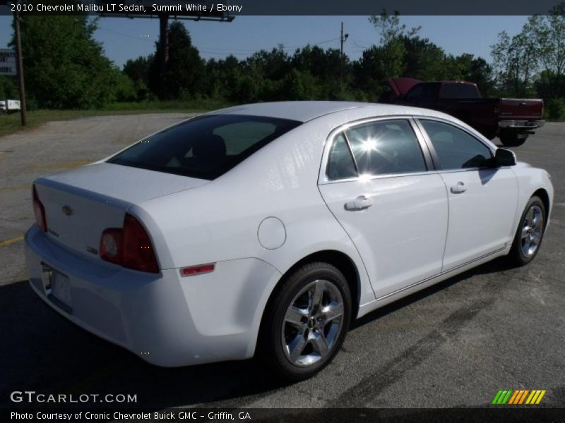 Summit White / Ebony 2010 Chevrolet Malibu LT Sedan