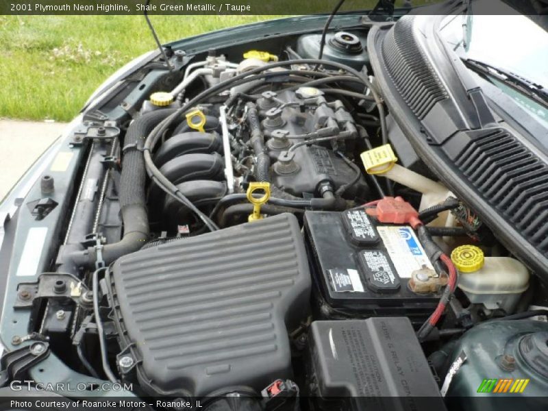 Shale Green Metallic / Taupe 2001 Plymouth Neon Highline