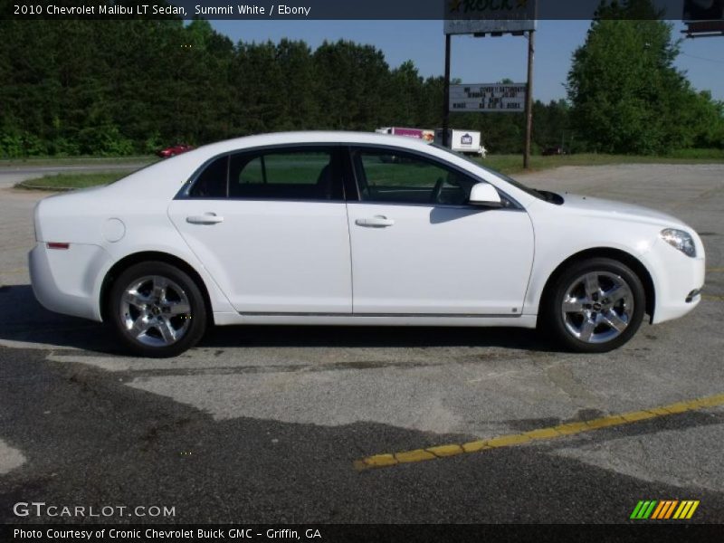 Summit White / Ebony 2010 Chevrolet Malibu LT Sedan