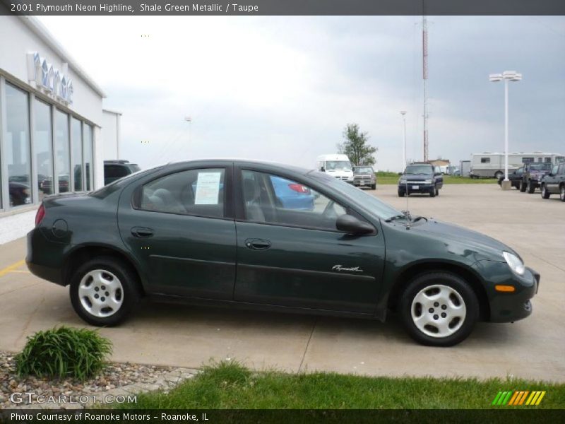 Shale Green Metallic / Taupe 2001 Plymouth Neon Highline