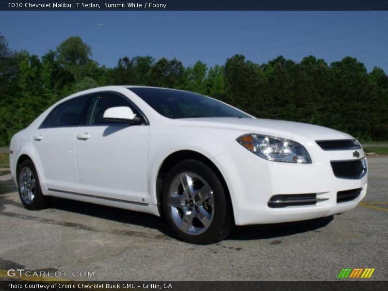 Summit White / Ebony 2010 Chevrolet Malibu LT Sedan