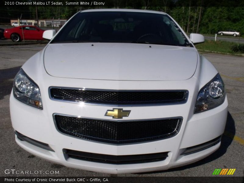 Summit White / Ebony 2010 Chevrolet Malibu LT Sedan