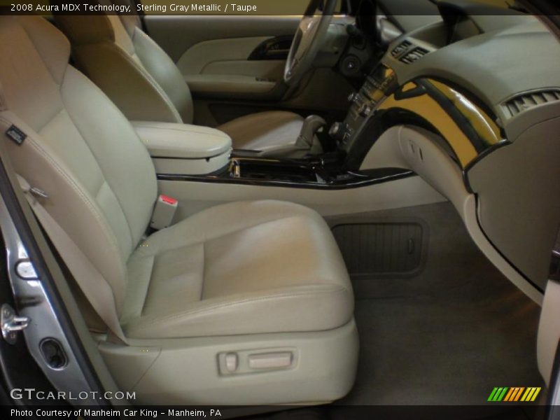 Sterling Gray Metallic / Taupe 2008 Acura MDX Technology
