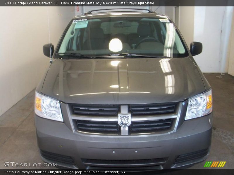 Dark Titanium Metallic / Medium Slate Gray/Light Shale 2010 Dodge Grand Caravan SE