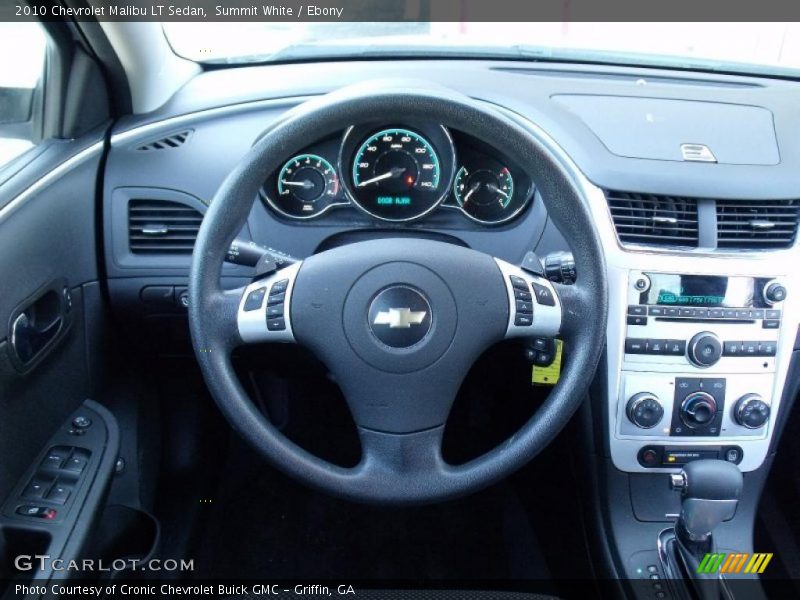 Summit White / Ebony 2010 Chevrolet Malibu LT Sedan