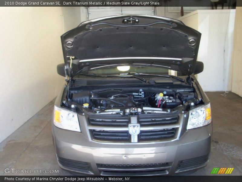 Dark Titanium Metallic / Medium Slate Gray/Light Shale 2010 Dodge Grand Caravan SE