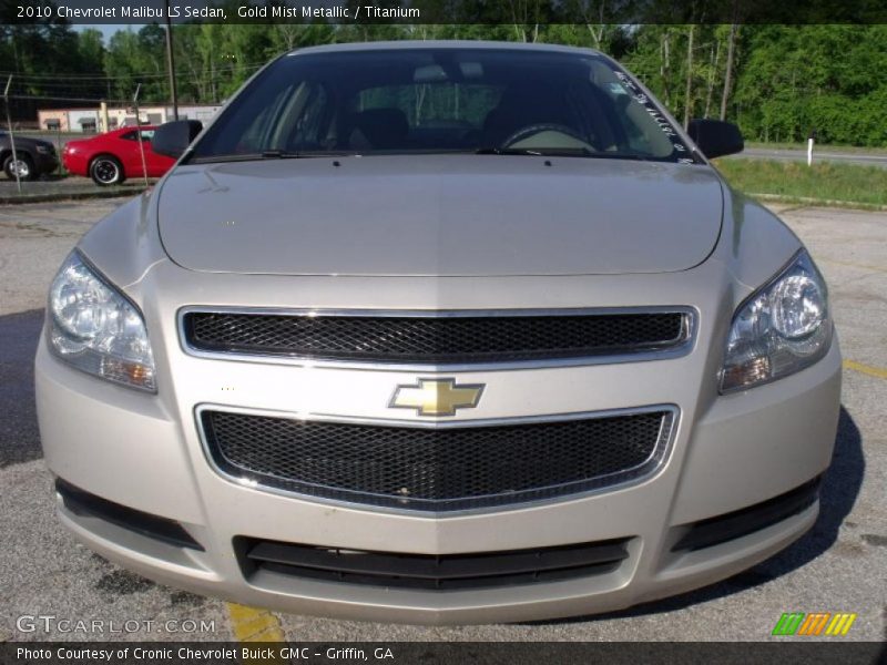 Gold Mist Metallic / Titanium 2010 Chevrolet Malibu LS Sedan