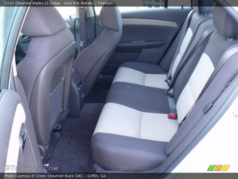 Gold Mist Metallic / Titanium 2010 Chevrolet Malibu LS Sedan