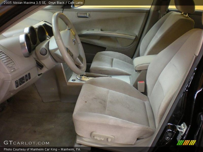 Onyx Black / Cafe Latte 2005 Nissan Maxima 3.5 SE