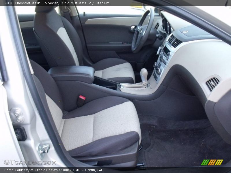 Gold Mist Metallic / Titanium 2010 Chevrolet Malibu LS Sedan