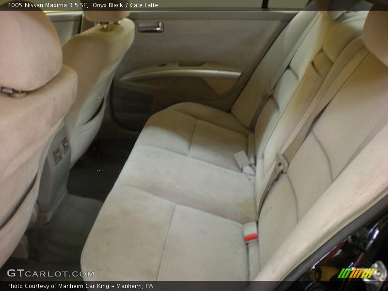 Onyx Black / Cafe Latte 2005 Nissan Maxima 3.5 SE
