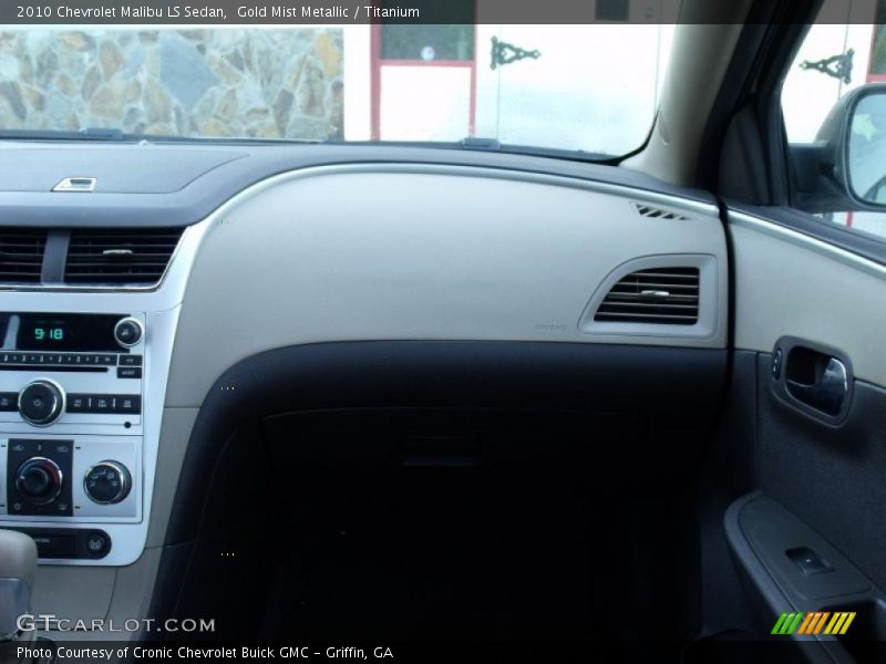 Gold Mist Metallic / Titanium 2010 Chevrolet Malibu LS Sedan