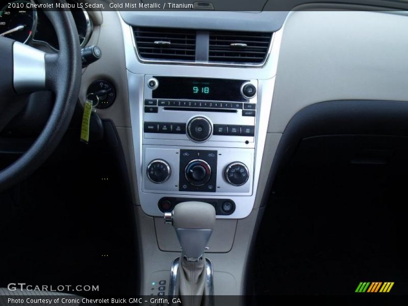 Gold Mist Metallic / Titanium 2010 Chevrolet Malibu LS Sedan