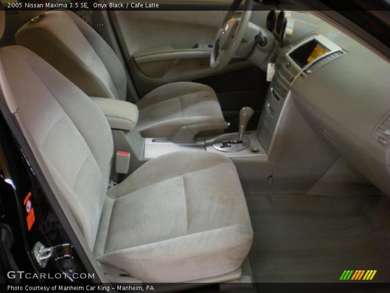 Onyx Black / Cafe Latte 2005 Nissan Maxima 3.5 SE