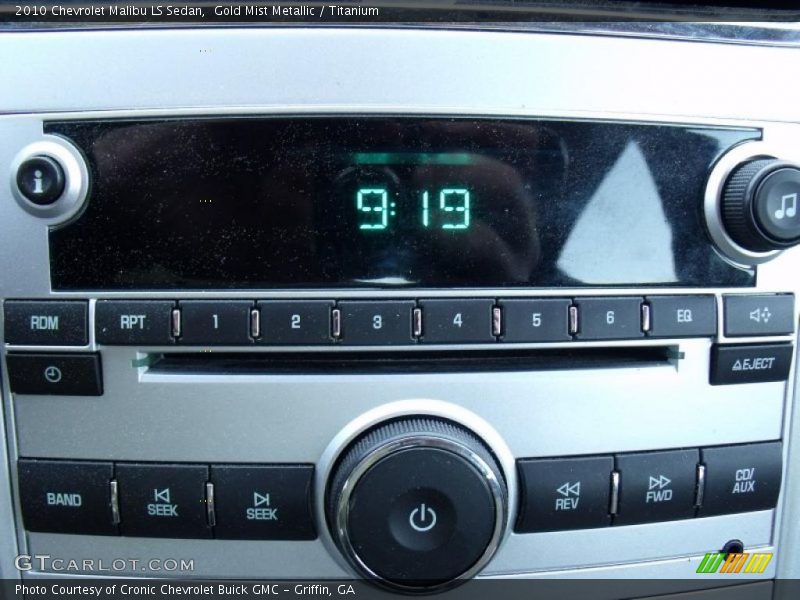 Gold Mist Metallic / Titanium 2010 Chevrolet Malibu LS Sedan