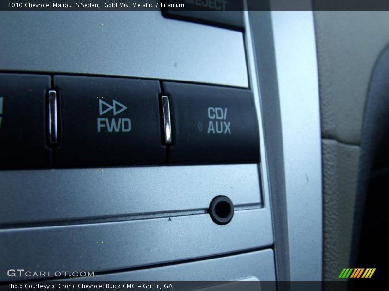 Gold Mist Metallic / Titanium 2010 Chevrolet Malibu LS Sedan