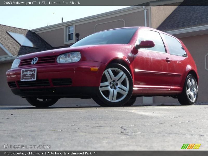 Tornado Red / Black 2003 Volkswagen GTI 1.8T