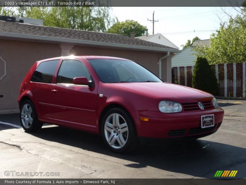 Tornado Red / Black 2003 Volkswagen GTI 1.8T
