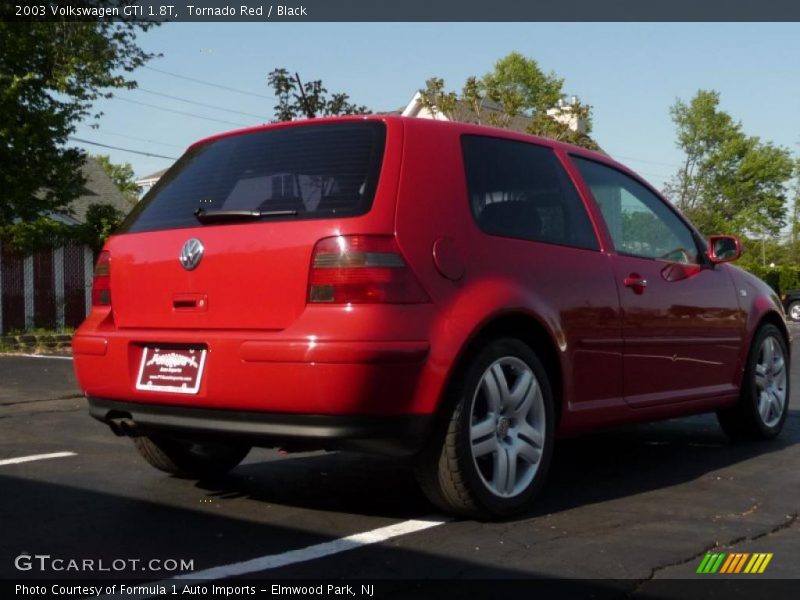 Tornado Red / Black 2003 Volkswagen GTI 1.8T