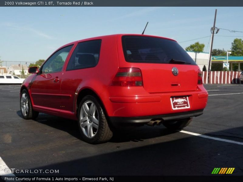 Tornado Red / Black 2003 Volkswagen GTI 1.8T