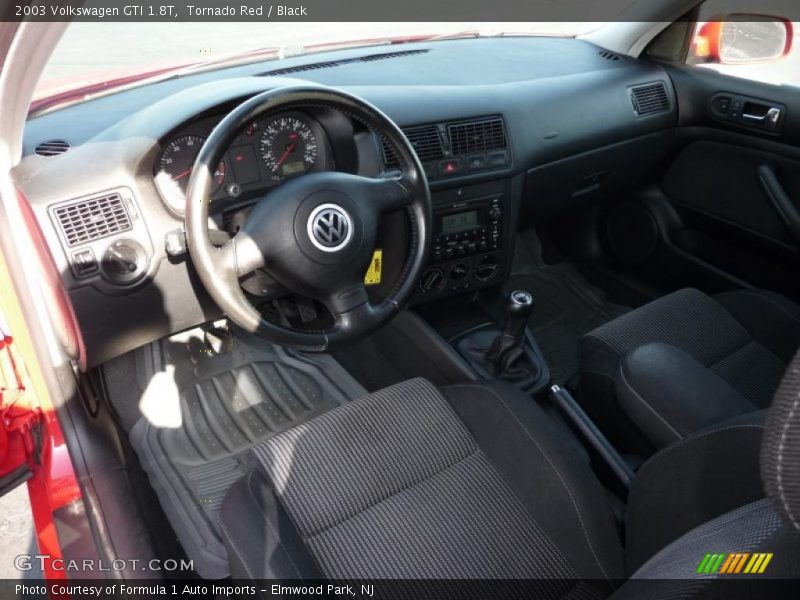 Tornado Red / Black 2003 Volkswagen GTI 1.8T