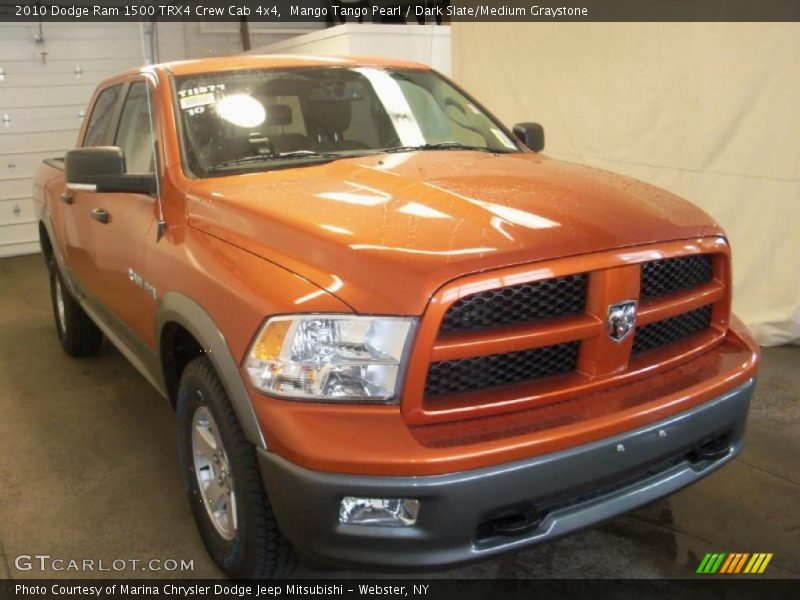 Mango Tango Pearl / Dark Slate/Medium Graystone 2010 Dodge Ram 1500 TRX4 Crew Cab 4x4