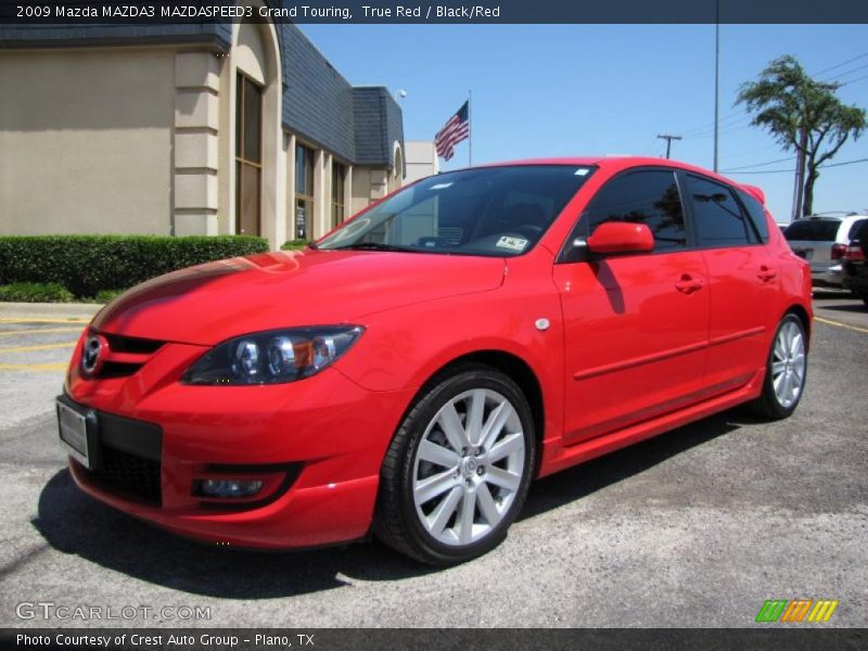 True Red / Black/Red 2009 Mazda MAZDA3 MAZDASPEED3 Grand Touring