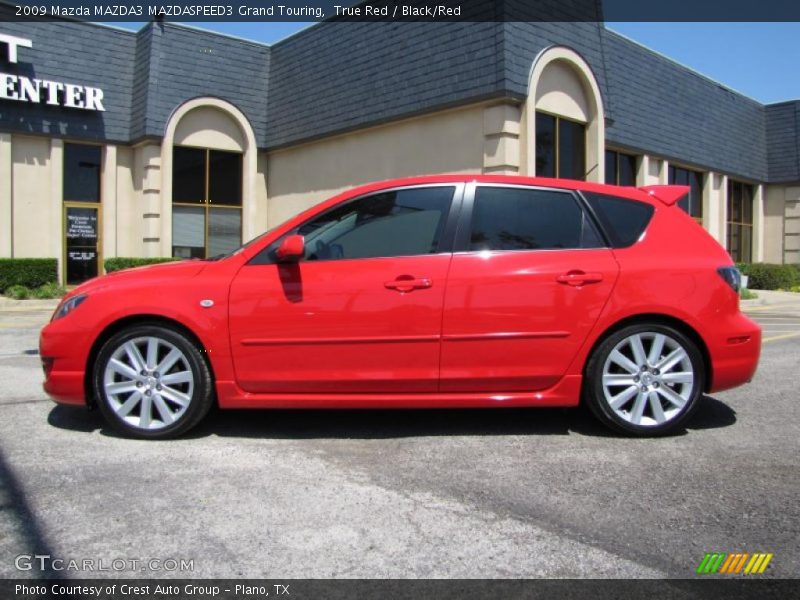 True Red / Black/Red 2009 Mazda MAZDA3 MAZDASPEED3 Grand Touring