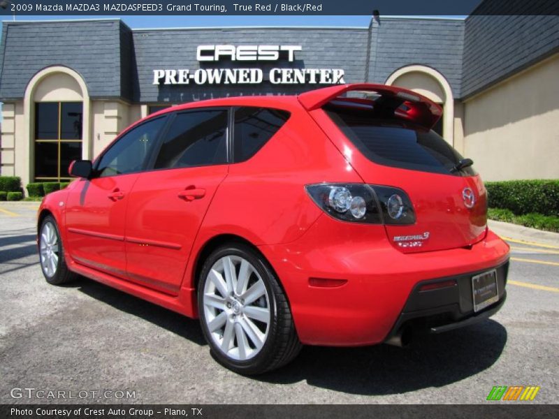 True Red / Black/Red 2009 Mazda MAZDA3 MAZDASPEED3 Grand Touring