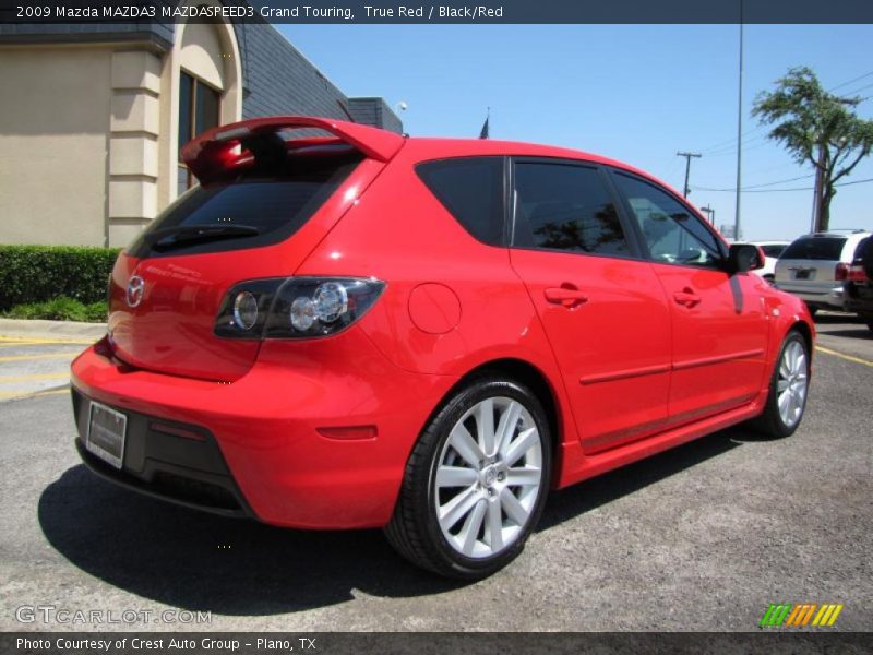 True Red / Black/Red 2009 Mazda MAZDA3 MAZDASPEED3 Grand Touring