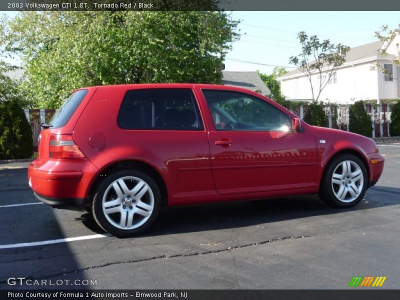 Tornado Red / Black 2003 Volkswagen GTI 1.8T