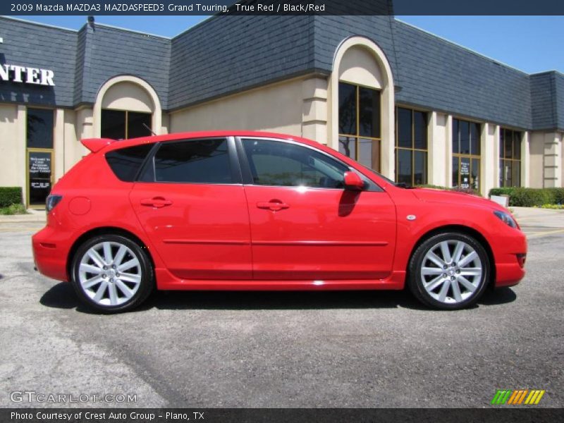 True Red / Black/Red 2009 Mazda MAZDA3 MAZDASPEED3 Grand Touring