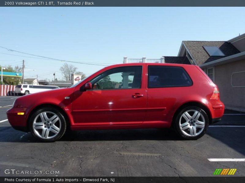 Tornado Red / Black 2003 Volkswagen GTI 1.8T