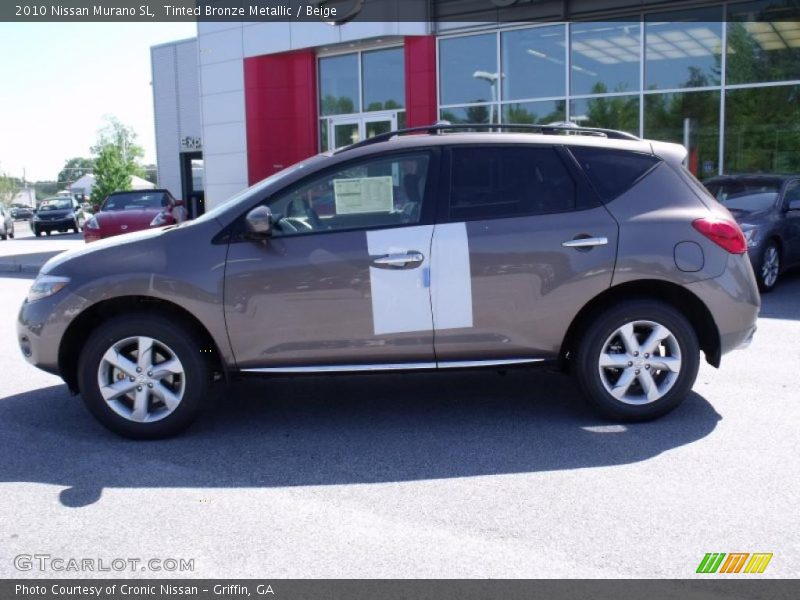 Tinted Bronze Metallic / Beige 2010 Nissan Murano SL