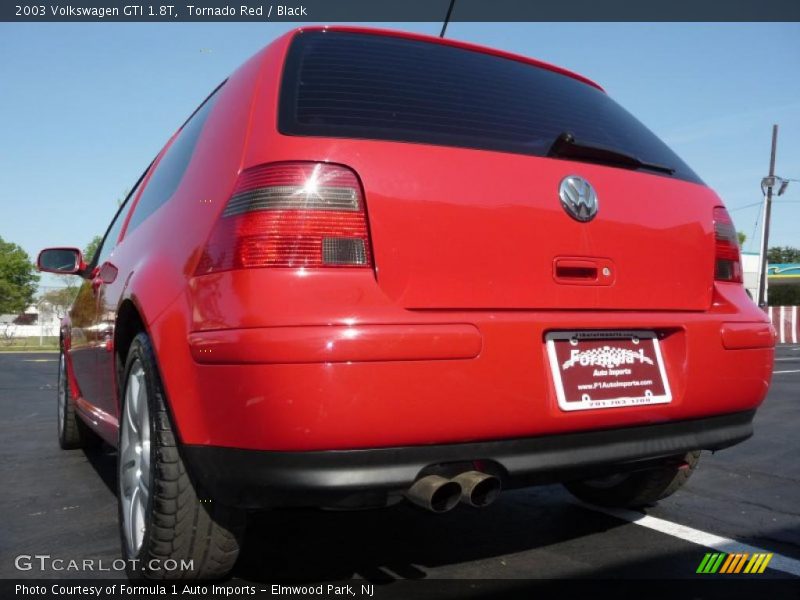 Tornado Red / Black 2003 Volkswagen GTI 1.8T