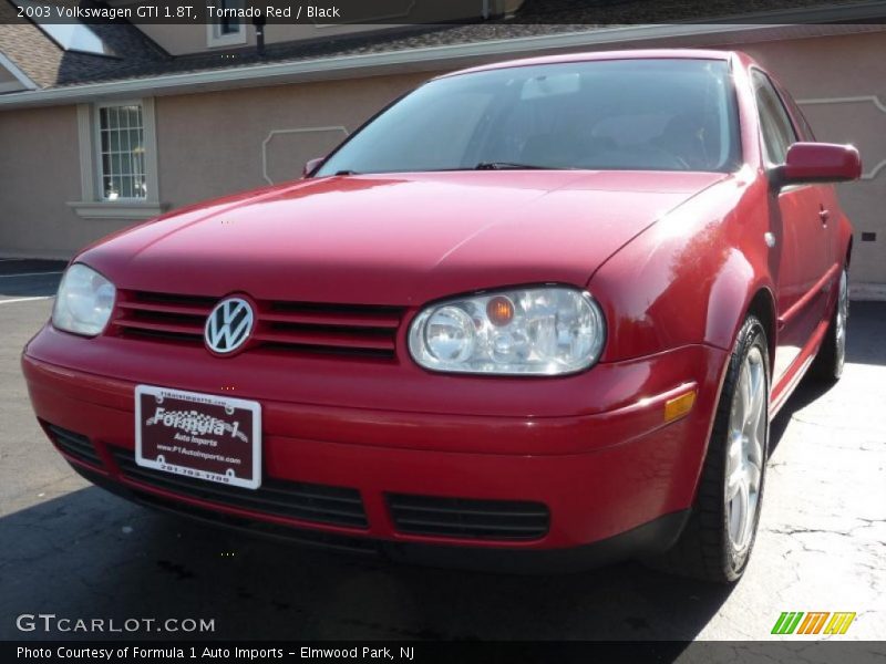 Tornado Red / Black 2003 Volkswagen GTI 1.8T