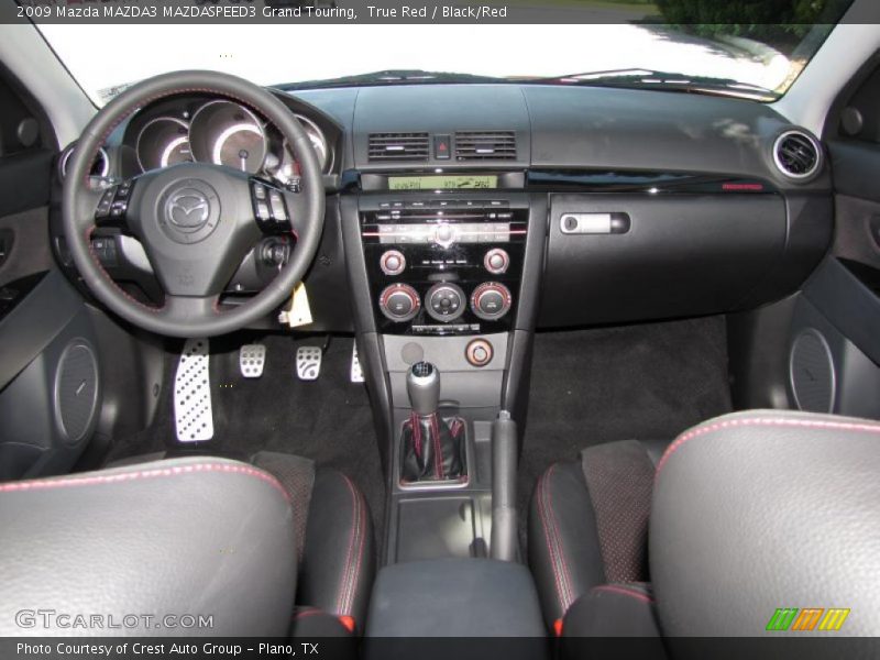 True Red / Black/Red 2009 Mazda MAZDA3 MAZDASPEED3 Grand Touring