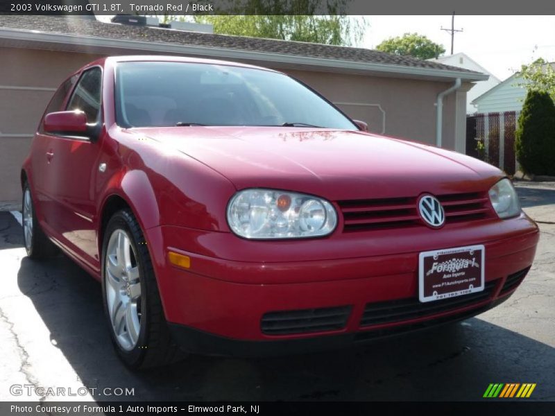 Tornado Red / Black 2003 Volkswagen GTI 1.8T
