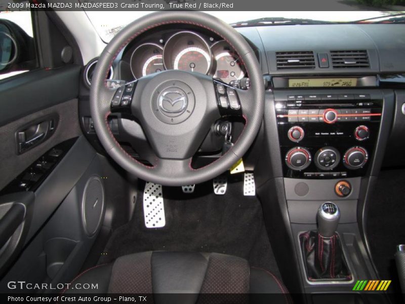 True Red / Black/Red 2009 Mazda MAZDA3 MAZDASPEED3 Grand Touring
