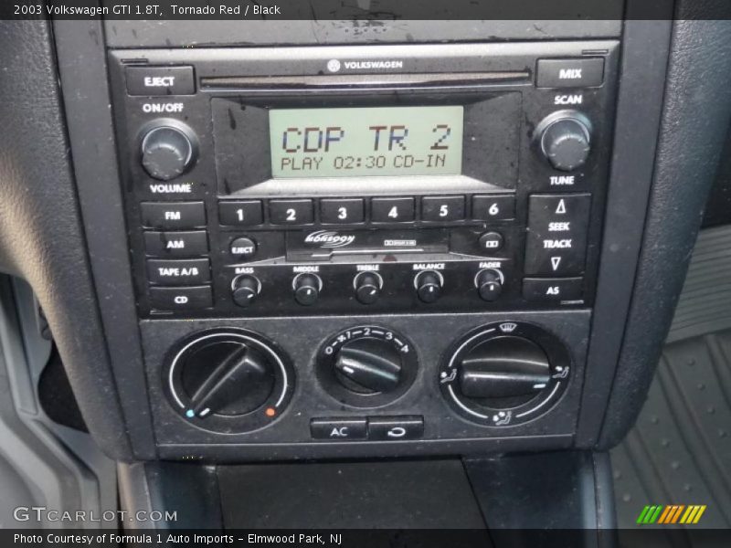 Tornado Red / Black 2003 Volkswagen GTI 1.8T