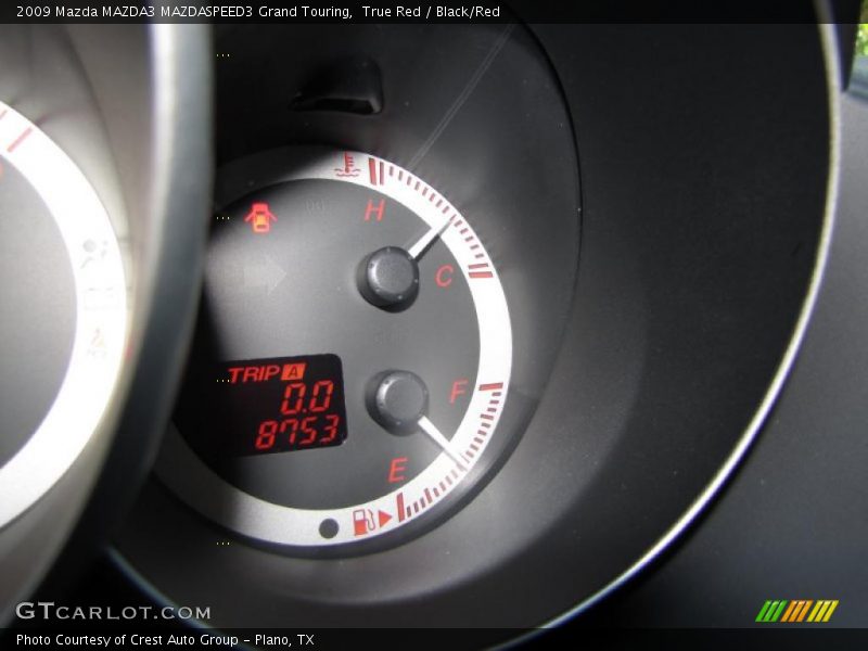 True Red / Black/Red 2009 Mazda MAZDA3 MAZDASPEED3 Grand Touring
